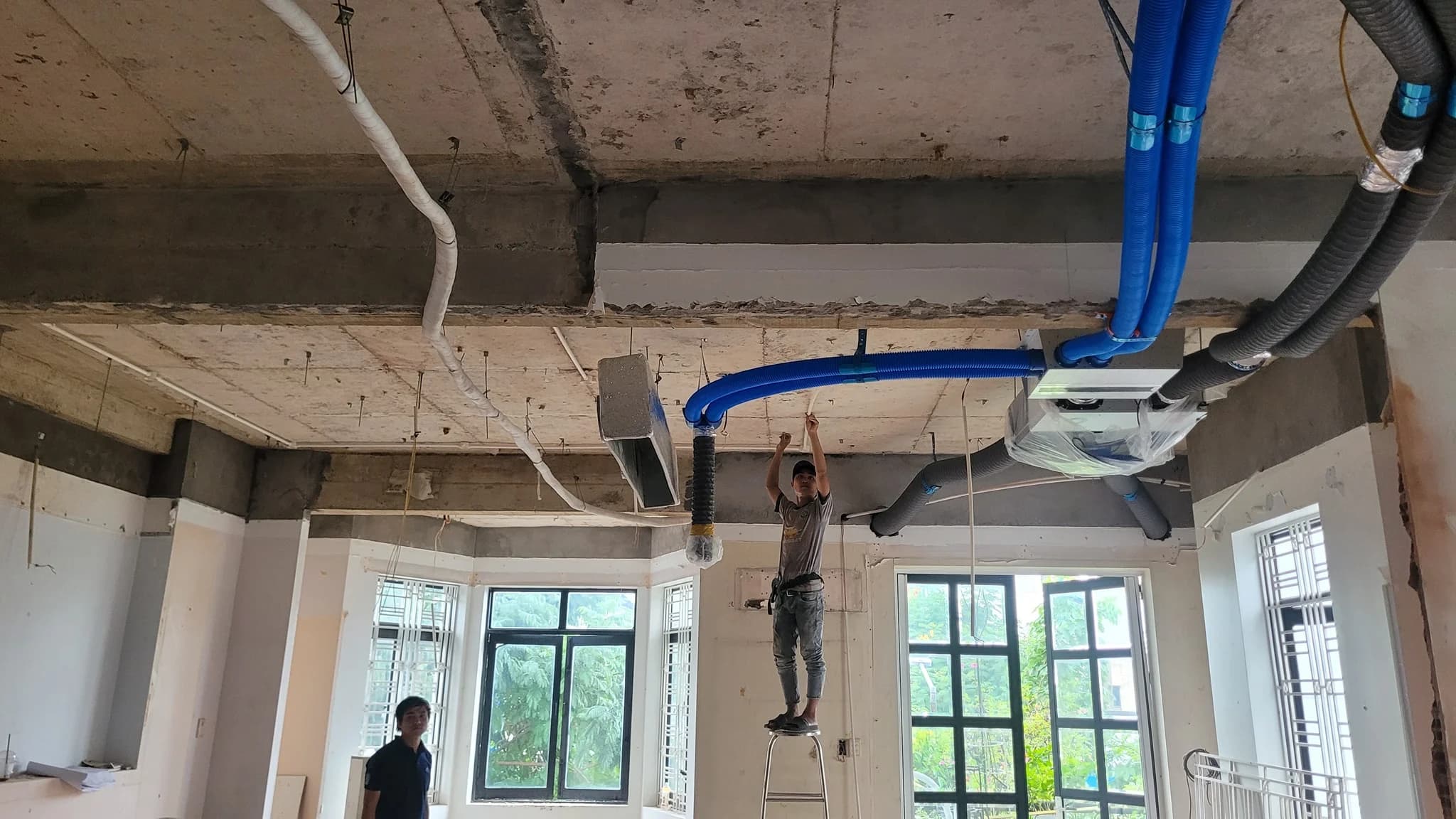 Thiết kế và lắp đặt hệ thống ĐHKK và hệ thống lọc, cấp khí tươi hồi nhiệt cho Villa Mrs. Thắm (Tân Phú) - ảnh 10