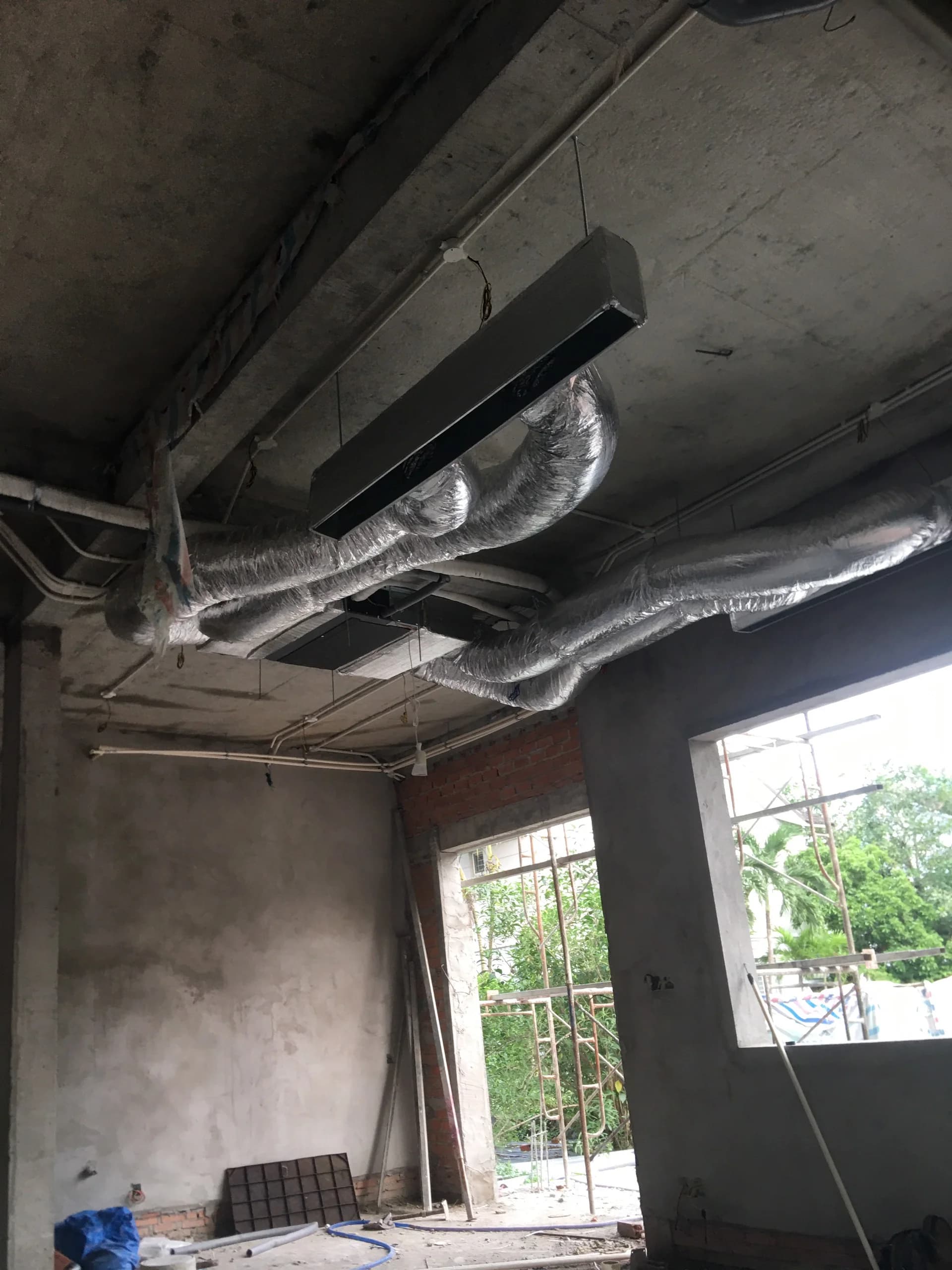 Thi công hệ thống điều hòa không khí và hệ thống cấp khí tươi thu hồi nhiệt Menred Hagisu tại Villa Tuyết Anh - Mr. Nam (Củ Chi) - ảnh 12