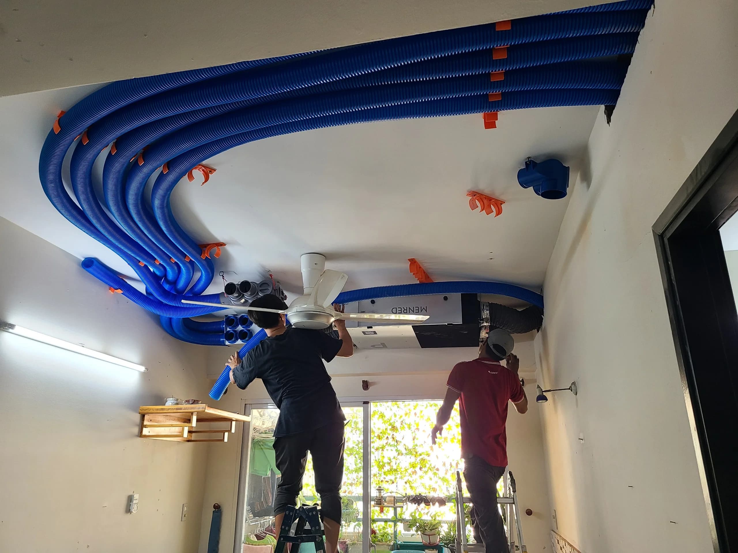 Thiết kế và thi công lắp đặt hệ thống cấp khí tươi thu hồi nhiệt, lọc không khí Menred Hagisu cho căn hộ Khang Gia (Quận Gò Vấp) - ảnh 8