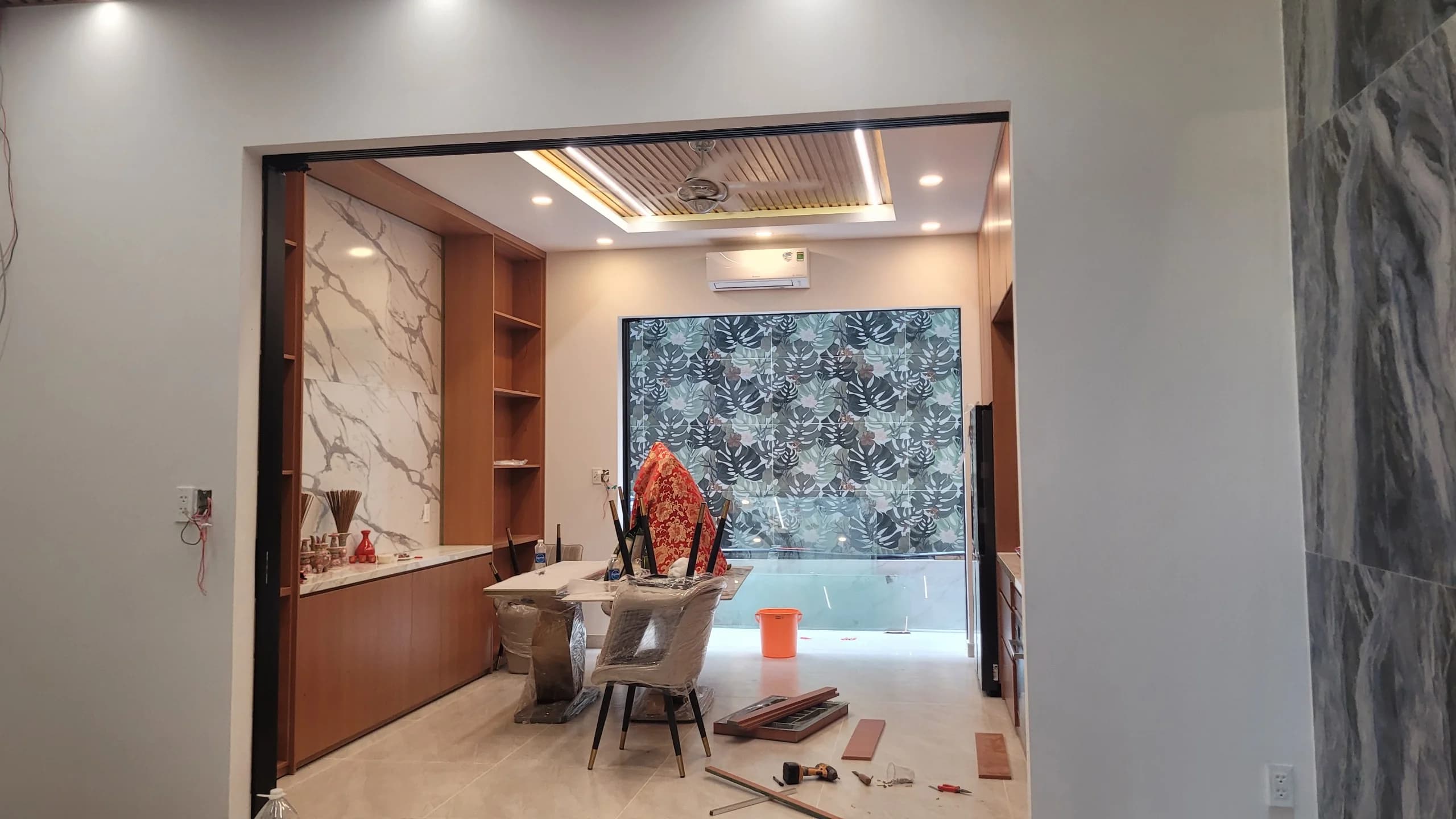 Thi công hệ thống cấp gió tươi thu hồi nhiệt cho nhà hàng chay Liên Hoa (Huyện Bình Chánh) - ảnh 13
