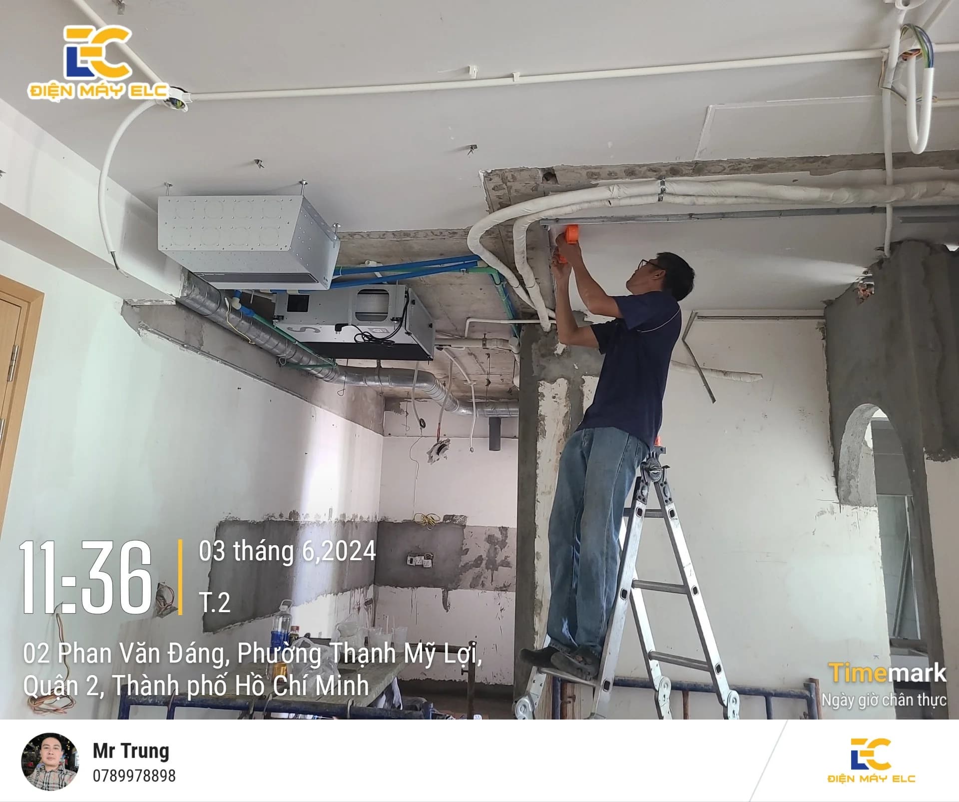 Thi công & nghiệm thu hệ thống lọc không khí trung tâm Menred S5 tại căn hộ Vista Verde - ảnh 14