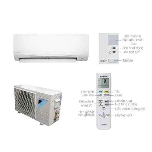 Máy lạnh treo tường Daikin 2HP - một chiều Inverter (FTKB50ZVMV / RKB50ZVMV) - Daikin - Điện máy ELC