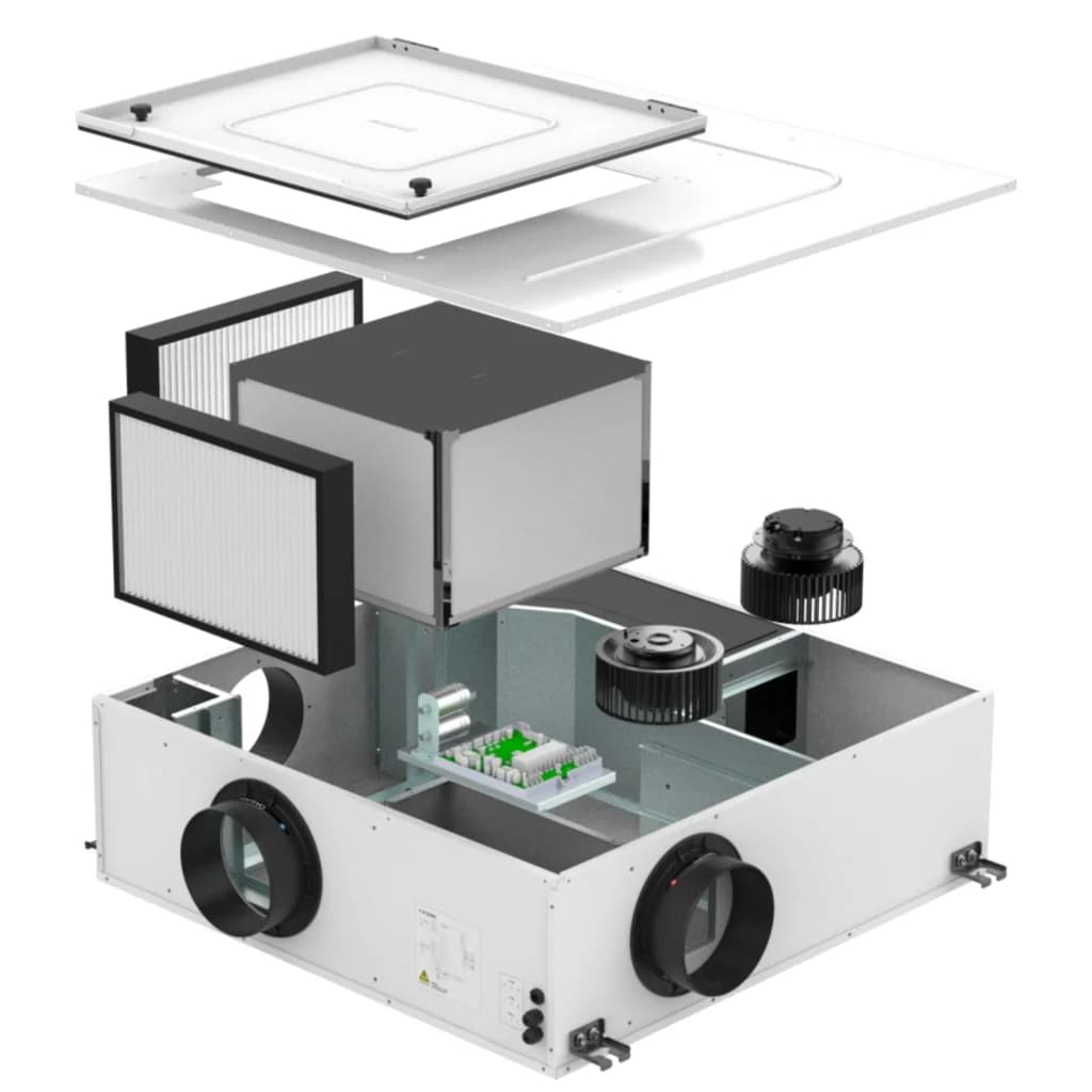 Máy lọc và cấp khí tươi thu hồi nhiệt N5.250A (Ebmpapst) (N5.250A) - Menred - Điện máy ELC