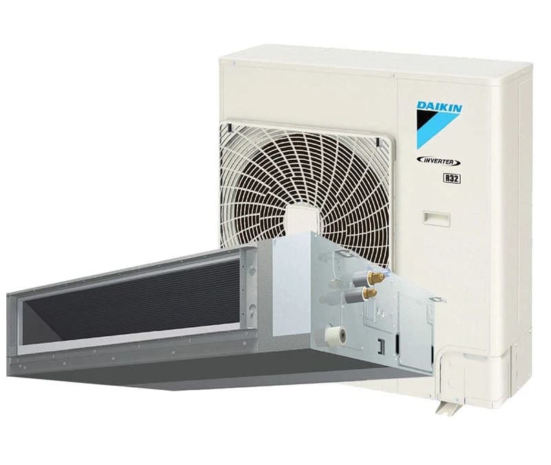 Máy lạnh giấu trần nối ống gió 4HP Daikin inverter ( 1 pha ) (FBFC100DVM9 / RZFC100EVM + BRC2E61) - Daikin - Điện máy ELC