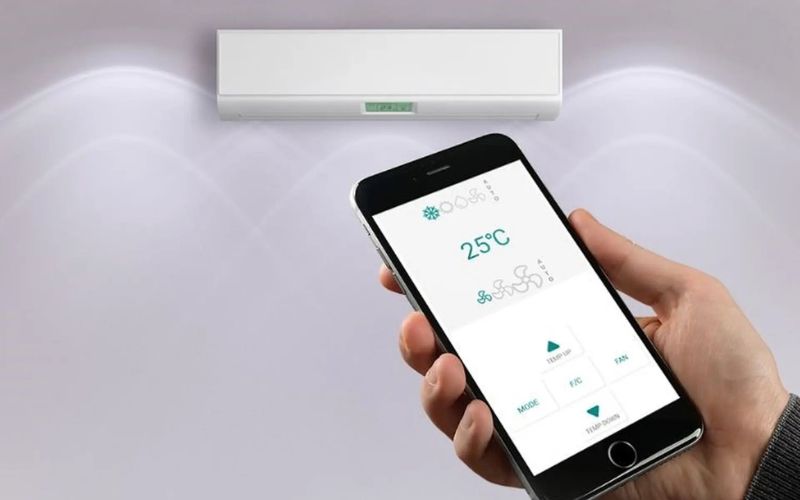 Điều khiển điều hòa bằng điện thoại