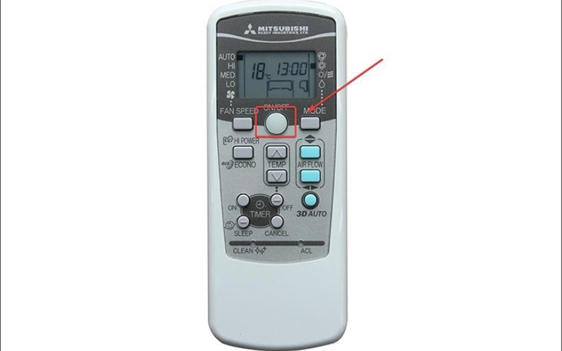Cách reset remote máy lạnh Mitsubishi