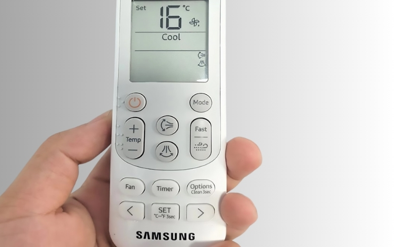 Cách reset remote máy lạnh Samsung