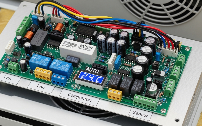 Sửa chữa, thay thế bo mạch điều khiển nếu phát hiện lỗi