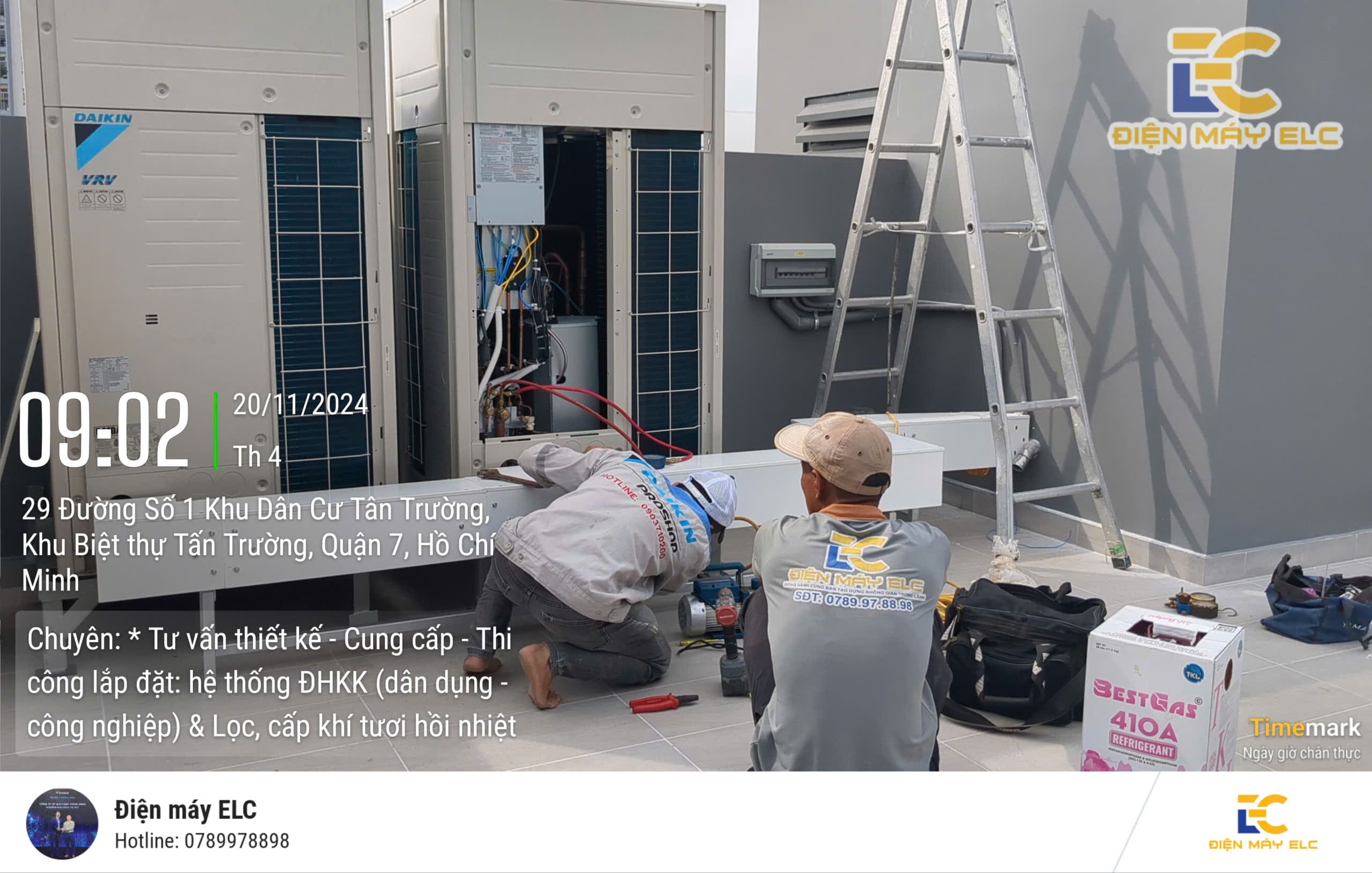 Thi công Hệ thống VRV Daikin Menred Hagisu tại Quận 7